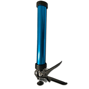 Um aplicador profissional para aplicação de selantes, adesivos, e matiques de PU e silicone de média e alta viscosidade. Ergonômico feito em alumínio, leve e de fácil utilização.