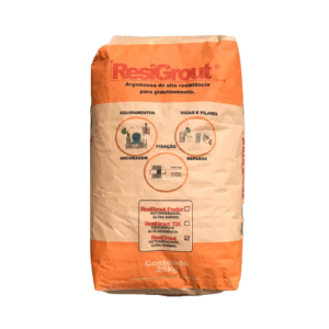 Um graute estrutural fluido, auto adensável, de alta fluidez, composto de cimento Portland, areia de granulometria selecionada e aditivos especiais. Apresenta alta resistência à compressão, alta resistência inicial e final. Especialmente desenvolvido para grauteamento em áreas de difícil adensamento, grauteamento e fixação de equipamentos de pequeno porte não sujeitos à vibração, reparos em estruturas de concreto em geral, grauteamentos com espessuras entre 10 a 50 mm, pavimentos, pontes, pistas de aeroportos e pisos industriais de concreto. Obras especiais e reparos emergenciais em companhias de água e esgoto e emissários.
